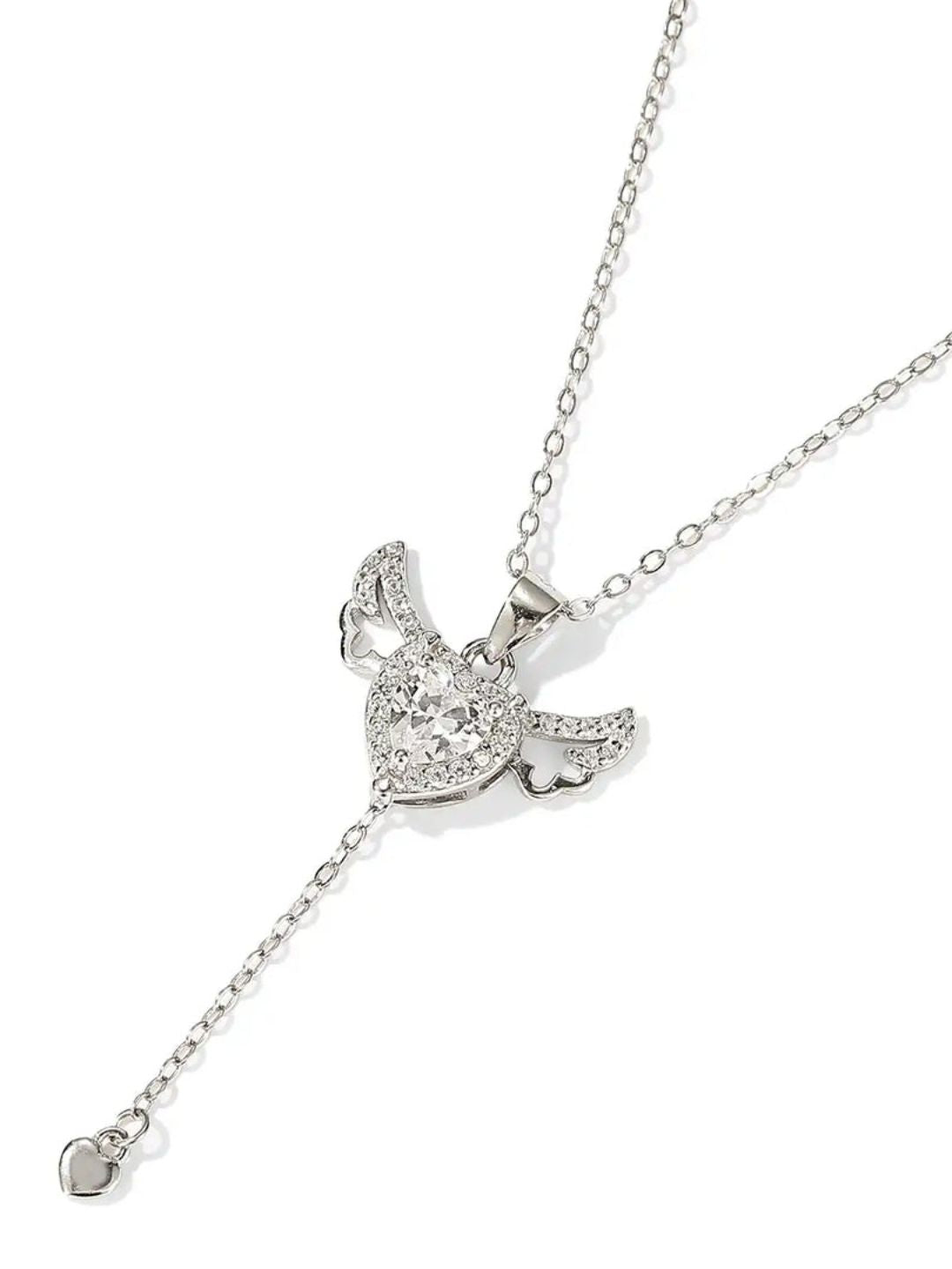 Heart wings necklace
