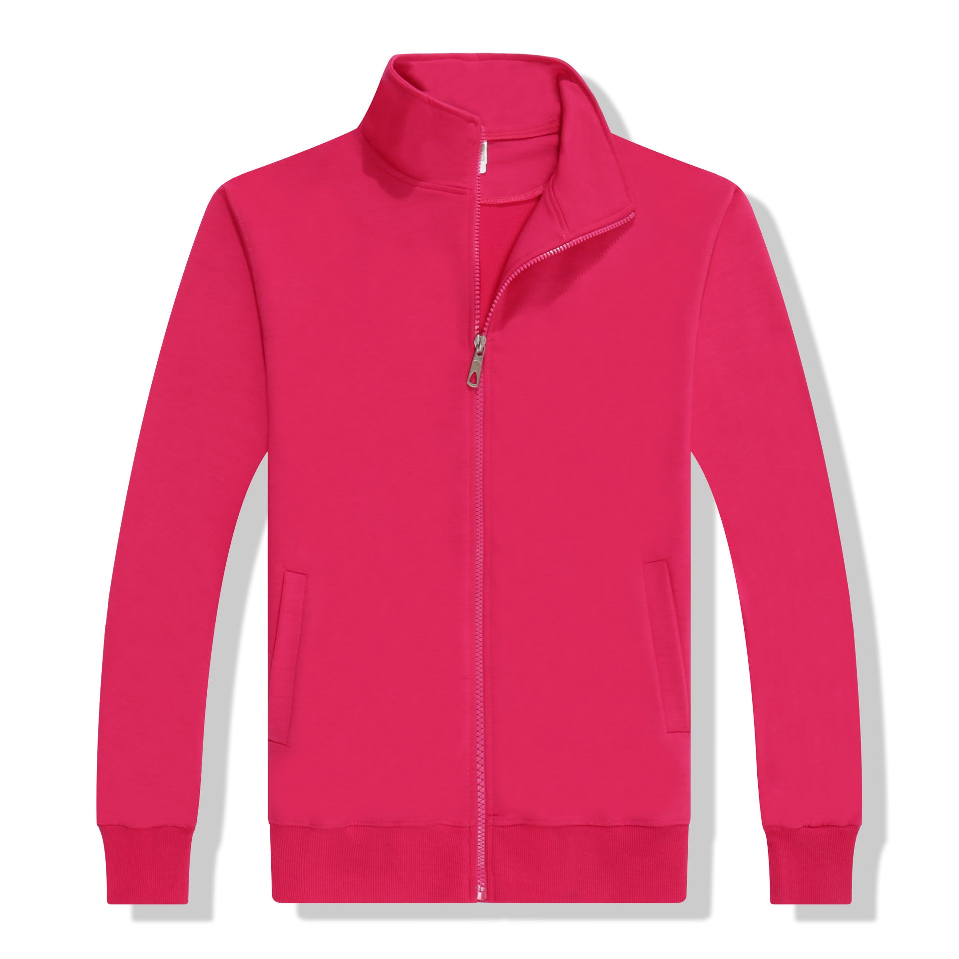 Solid Color Stand Collar Women's Sweater